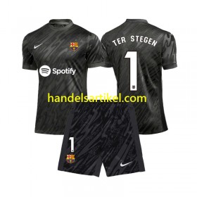 FC Barcelona Ter Stegen 1 Torwart Kinder 3rd Trikotsatz 2024/25 Kurzarm
